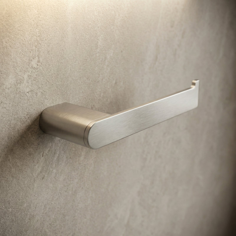 Linear Modern Toilet Paper Holder, Brushed Nickel