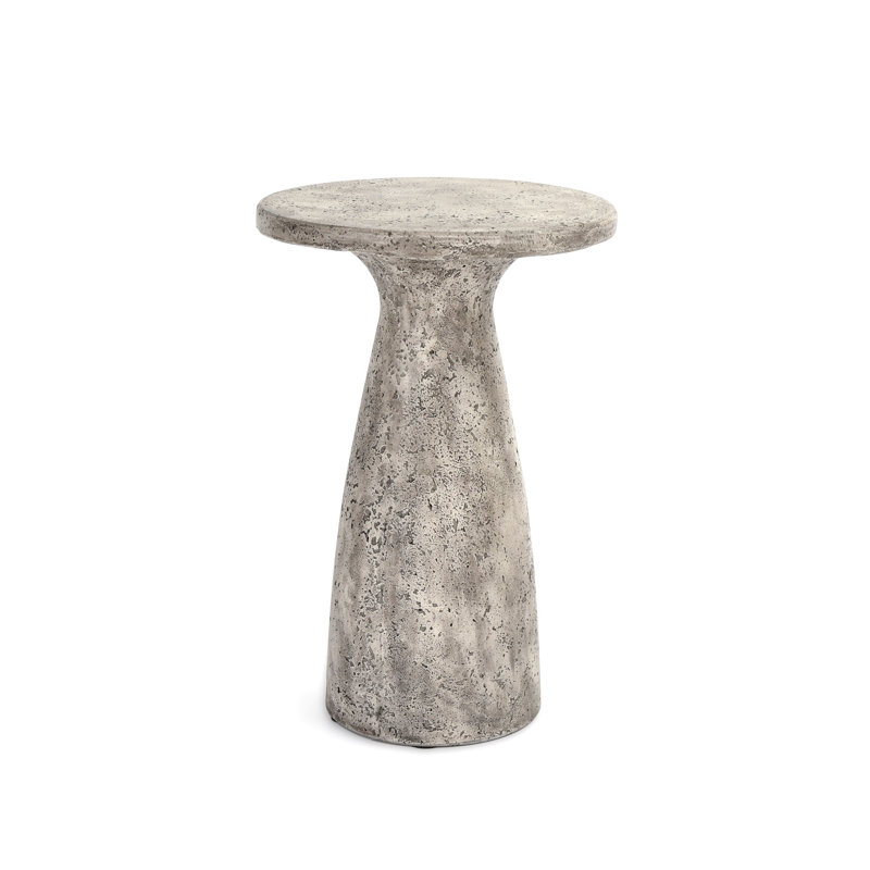 Collins 19" Accent Table Rust, Light Gray