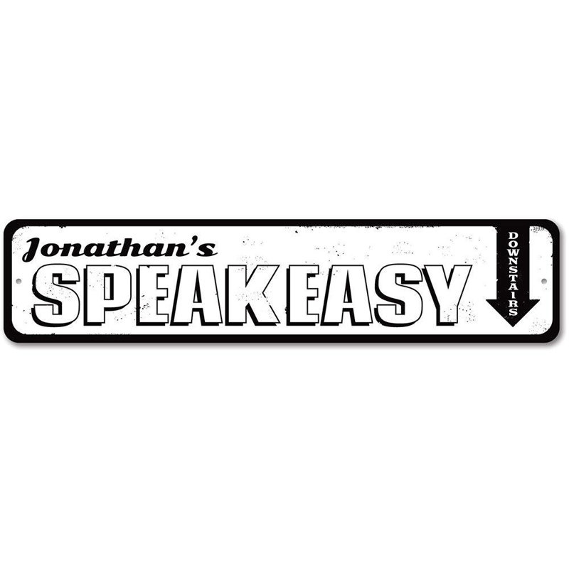 Panneau métallique Speakeasy, H 6 po x l 24 po x P 0,06 po