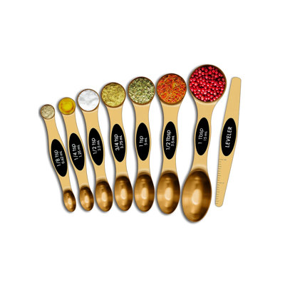 8-Piece: Double Sided Measuring Spoons Set