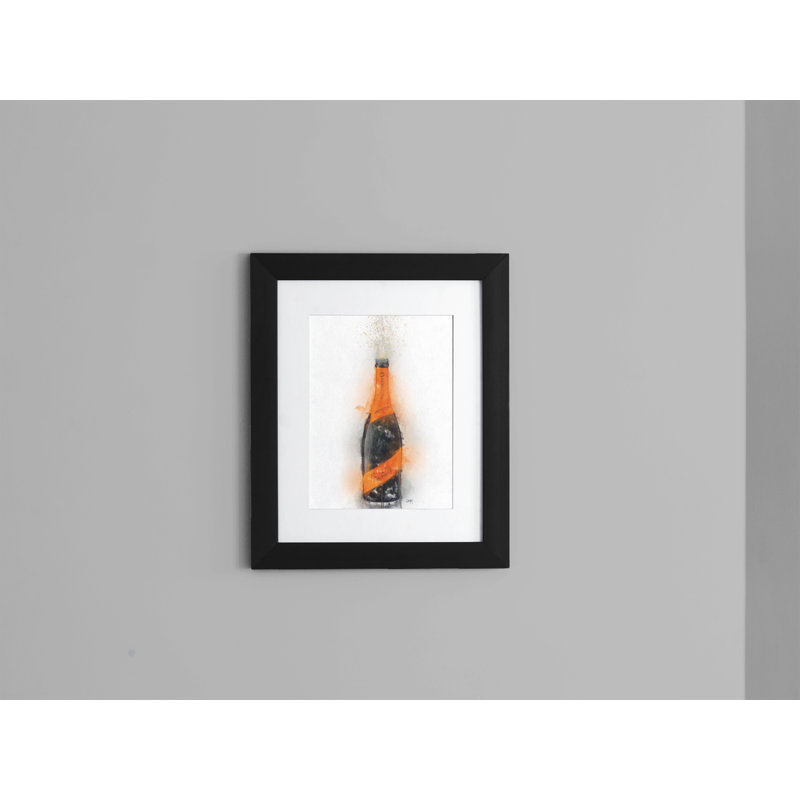 Prosecco Bottle Fizz Bottle - Single Picture Frame Print