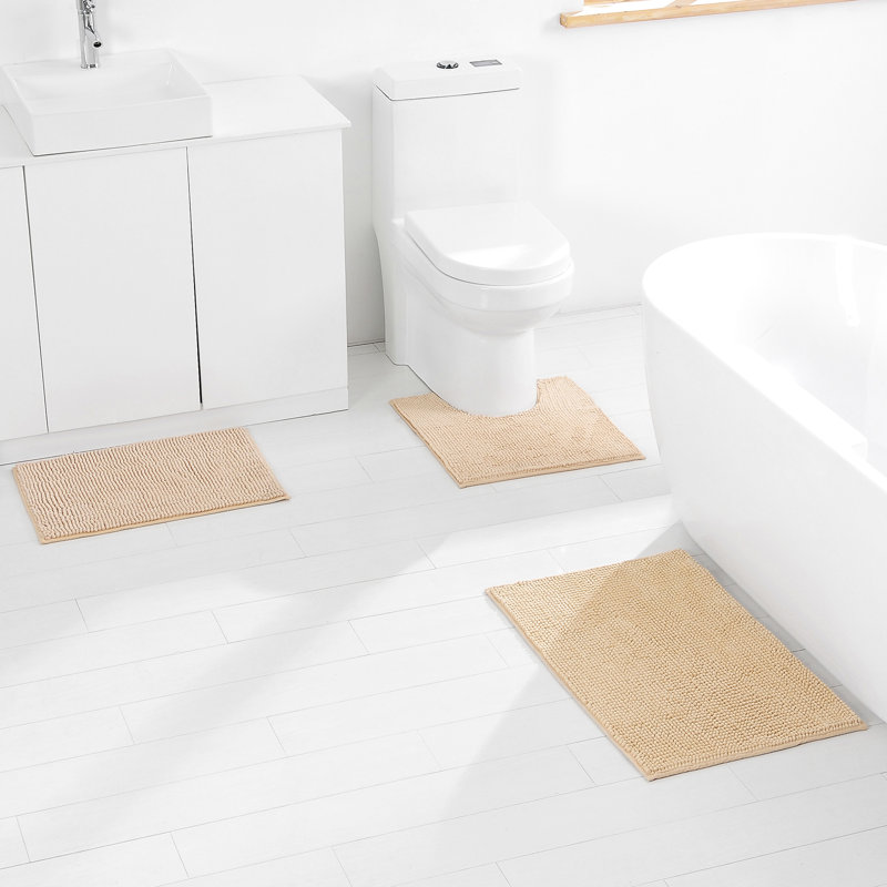 Tapis pour salle de bain antidérapant Appin, Chameau