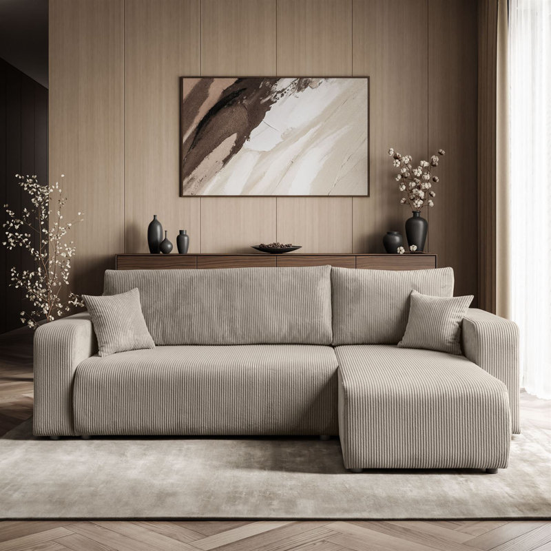 3 Seater Corner Sofa , Beige