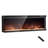 Wrought Studio™ Black Electric Fireplace-679524965