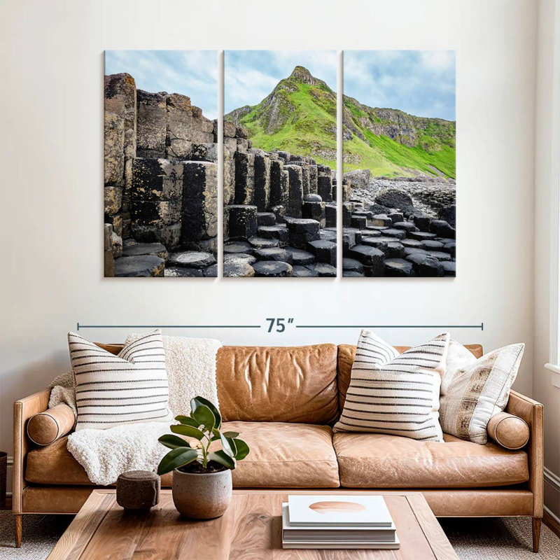 Rorry Giant's Causeway Basalt Columns, 42" H x 65" W