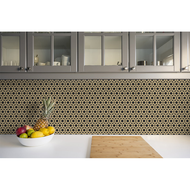 Israe 30cm W x 30cm L Vinyl Peel and Stick Field Tile