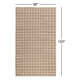 Thames Ivory/Brown with Backing Area Rugs