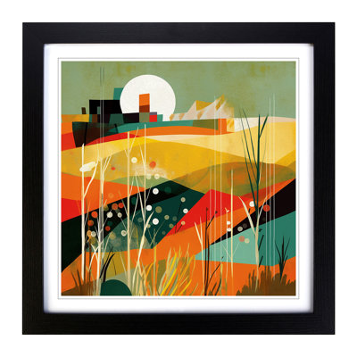 Meadow Constructivism - Framed Print