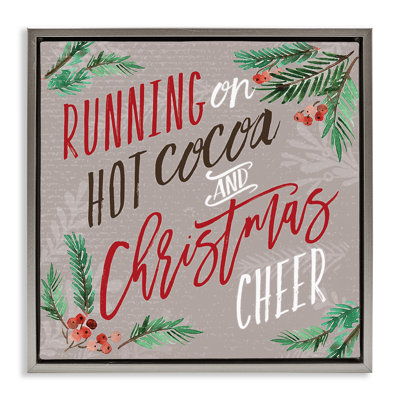 Art mural sur toile Cocoa & Christmas Cheer par Deb Strain