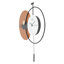 Horloge murale en métal avec pendule