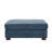 Upholstered Navy Square Corduroy Ottoman with Solid Wood Legs, Single Ottoman Modular Part For Sectional Sofa-1645083129-1673159786