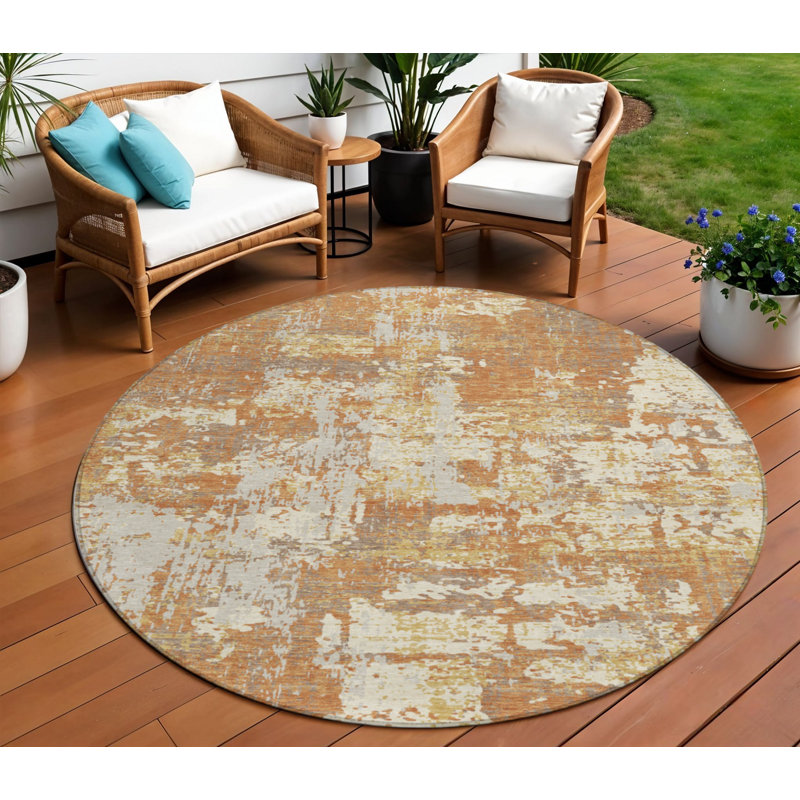 Tapis rond rond 8 po