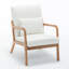 Chaise décorative en bois de style médiéval avec accoudoirs-1601423510