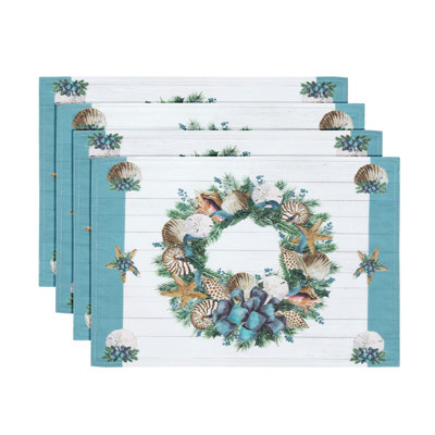 Christmas by the Sea 19" x 13" Placemat