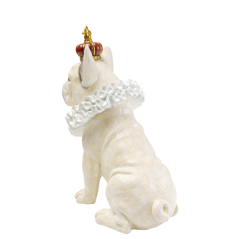 White King Dog Figurine
