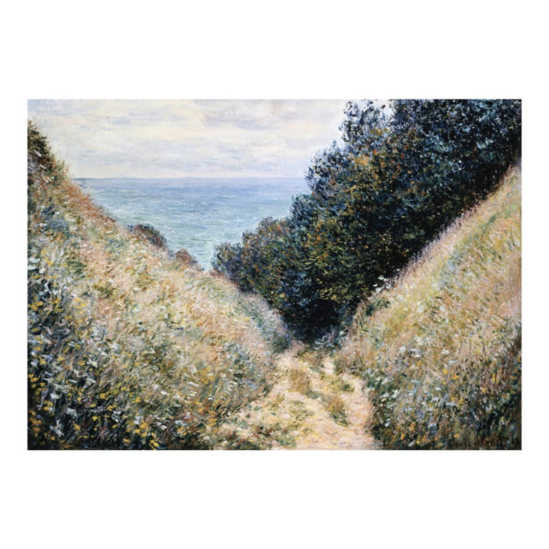 «Road at La Cavée Pourville» par Claude Monet - Estampe numérique, H 16 po x l 20 po