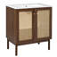 Meuble-lavabo en bambou Artisanal