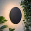 Sudais Matte Black 5.8cm H Integrated LED Outdoor Sconce