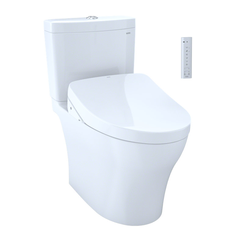 Aquia® Dual-Flush Elongated Two-Piece Toilet with Tornado Flush (Seat Included)