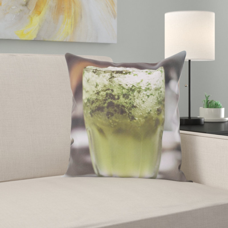 Coussin décoratif à boissons