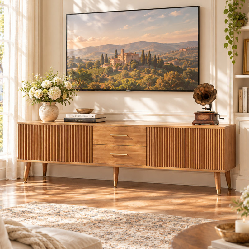 Meuble télé 79 po Mid Century