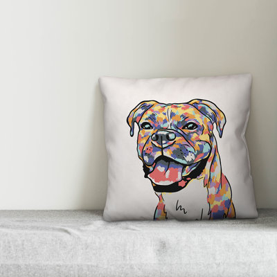  Boxer Throw Pillow