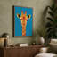 Giraffe Head Bold Modern - Wrapped Canvas-1943526322-1943526344
