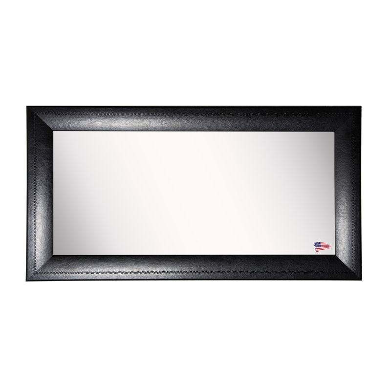 Wood Flat Mirror, 78.25" H x 39.25" W