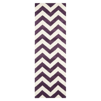 Highbury Chevron Wool Hand Woven Area Rug