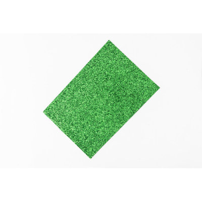 Pomme - Échantillon de papier peint scintillant véritable (format A6)