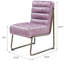 Fauteuil d'appoint, cuir fleur Gisteria
