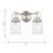 Amiliano Bathroom Bedroom Wall Fixture With Clear Shade-112737952-112737953-112737955