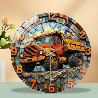 Horloge murale rétro vintage 12 po