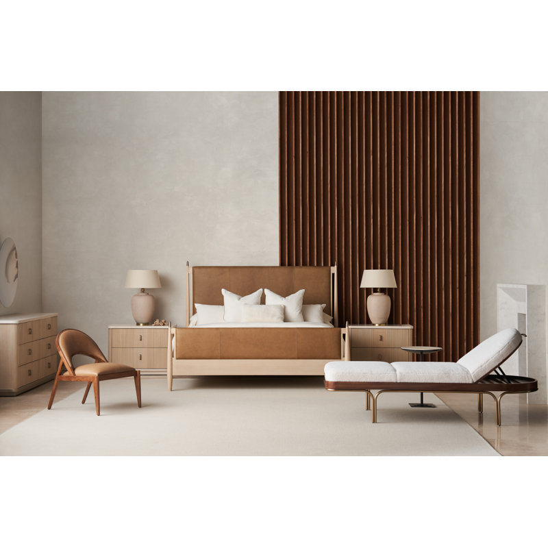 Rhythm Leather Bed, Queen