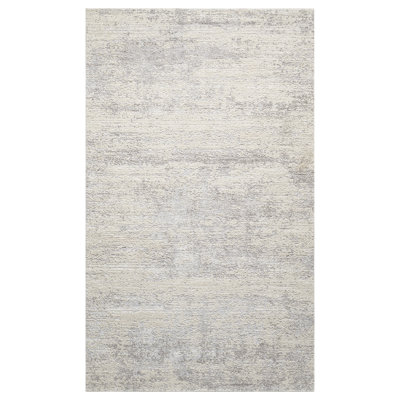 Tapis tissé à la machine crème / argenté Farmhouse