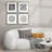 Black Metal Picture Frame - Set of 2 with Mat