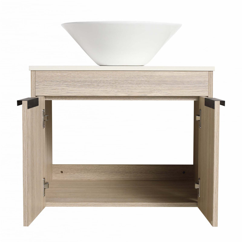 Wall Mounted Bathroom Vanity Set, 24"