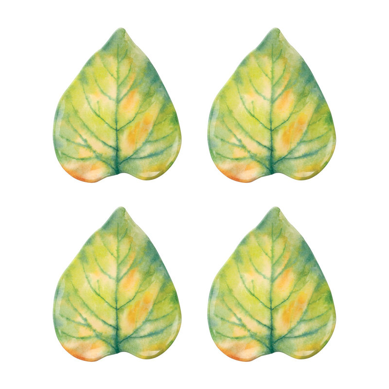 Chmura Birch Leaf 9.5" Melamine Salad Plate