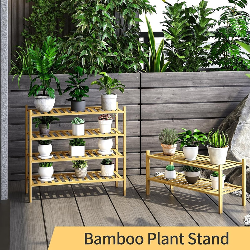 4-tier Bamboo Shoe Rack – Stackable, Heavy-duty Organizer For Entryway, Bedroom, Or Closet