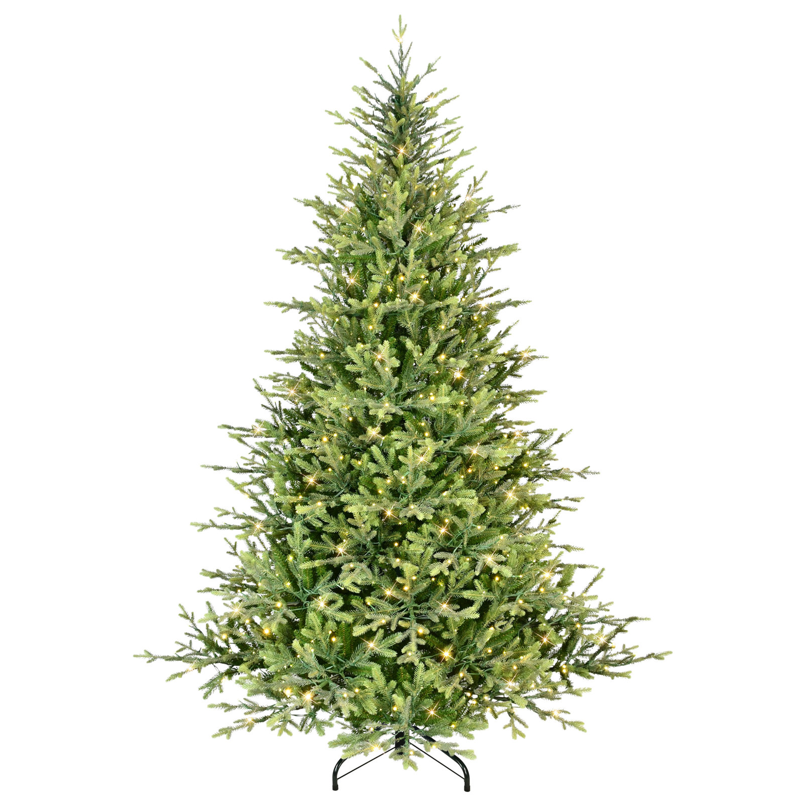 7.5' Pre-Lit Spruce Christmas Tree