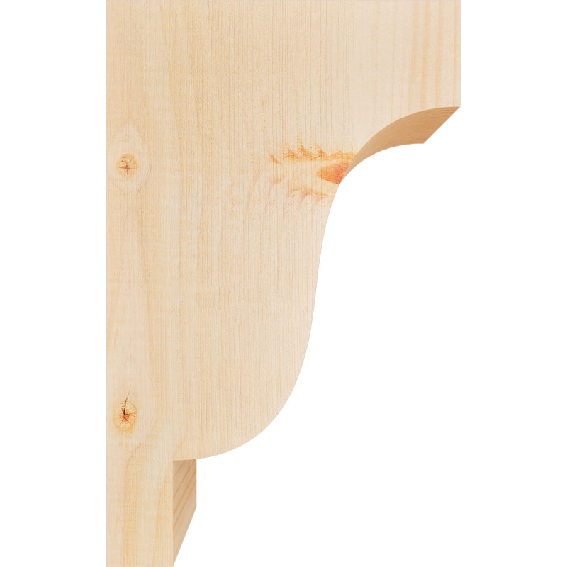 Newport Corbel, H 12 po x l 3,5 po x P 8 po, Sapin de Douglas, Lisse
