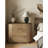 Chic Engineered Wood Nightstand With 3 Spacious Drawers