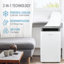 Climatiseur portatif Keystone 14 000 BTU ASHRAE / 12 000 BTU DOE avec chauffage et télécommande