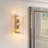 15" 2-Light Modern Glam Bath Sconce