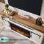  Meuble télé avec portes de grange coulissantes 70 po Dilakshika-1001468144