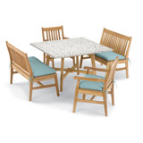 Wexford Outdoor 5 - Piece Dining Set with Cushions