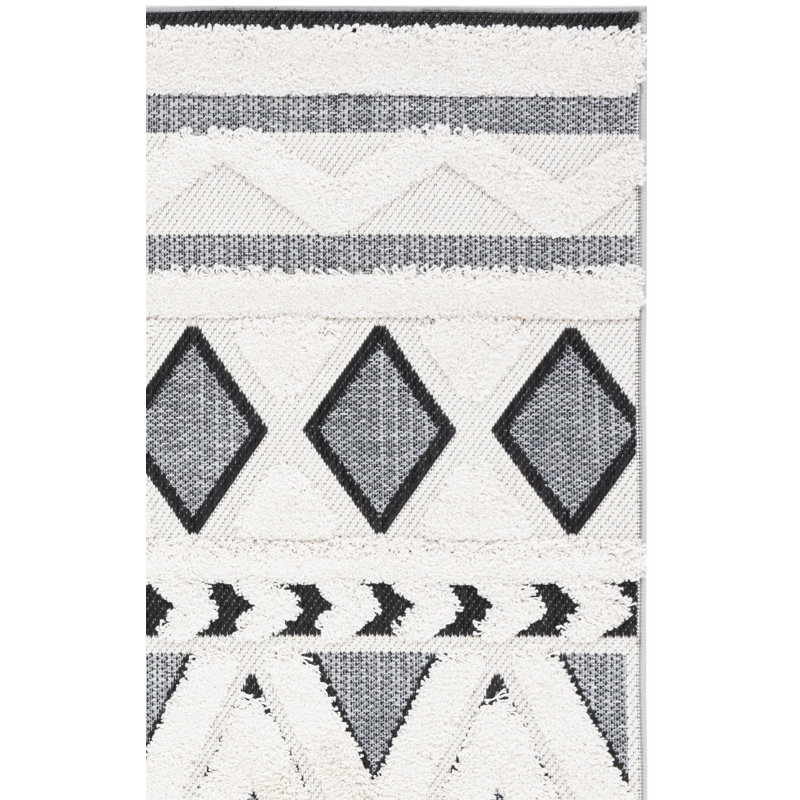 Tapis d'intérieur / extérieur Amruth Performance Southwestern, Rectangle 4 pi x 6 pi