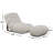 Ortegon Upholstered Accent Chair with Ottoman