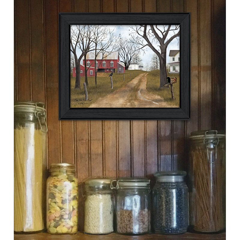 « The Old Dirt Road », reproduction d'impression encadrée