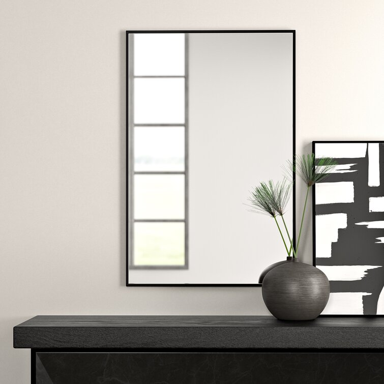 Glasgow Rectangle Metal Wall Mirror & Reviews | AllModern